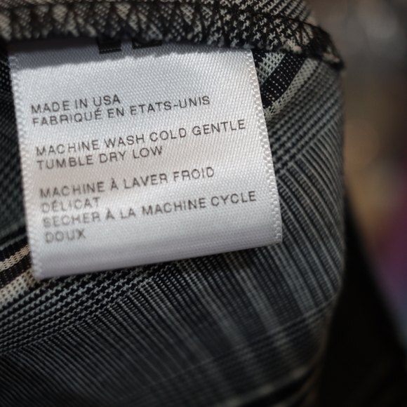 Urban Renewal Gray Plaid Mini Cami Dress | Vintage Fabric Spaghetti Strap LG - Picture 12 of 12